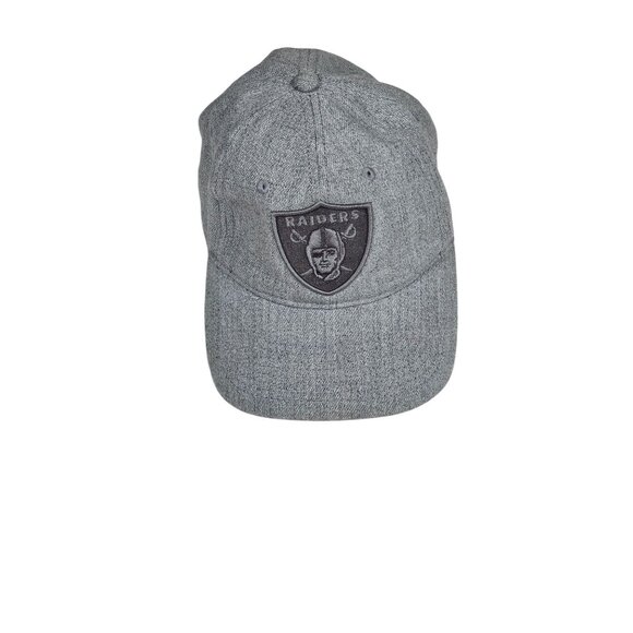Raiders Fanatics NFL Proline Snapback Hat Gray Adjustable Cap - Picture 1 of 5